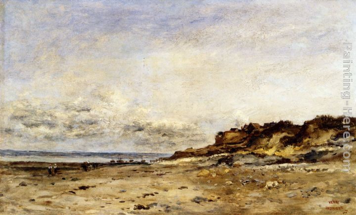 Charles-Francois Daubigny Low Tide At Villerville